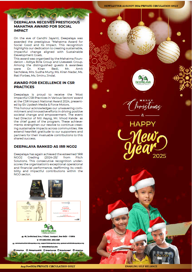 Deeepalaya Newsletter 2024 Dec