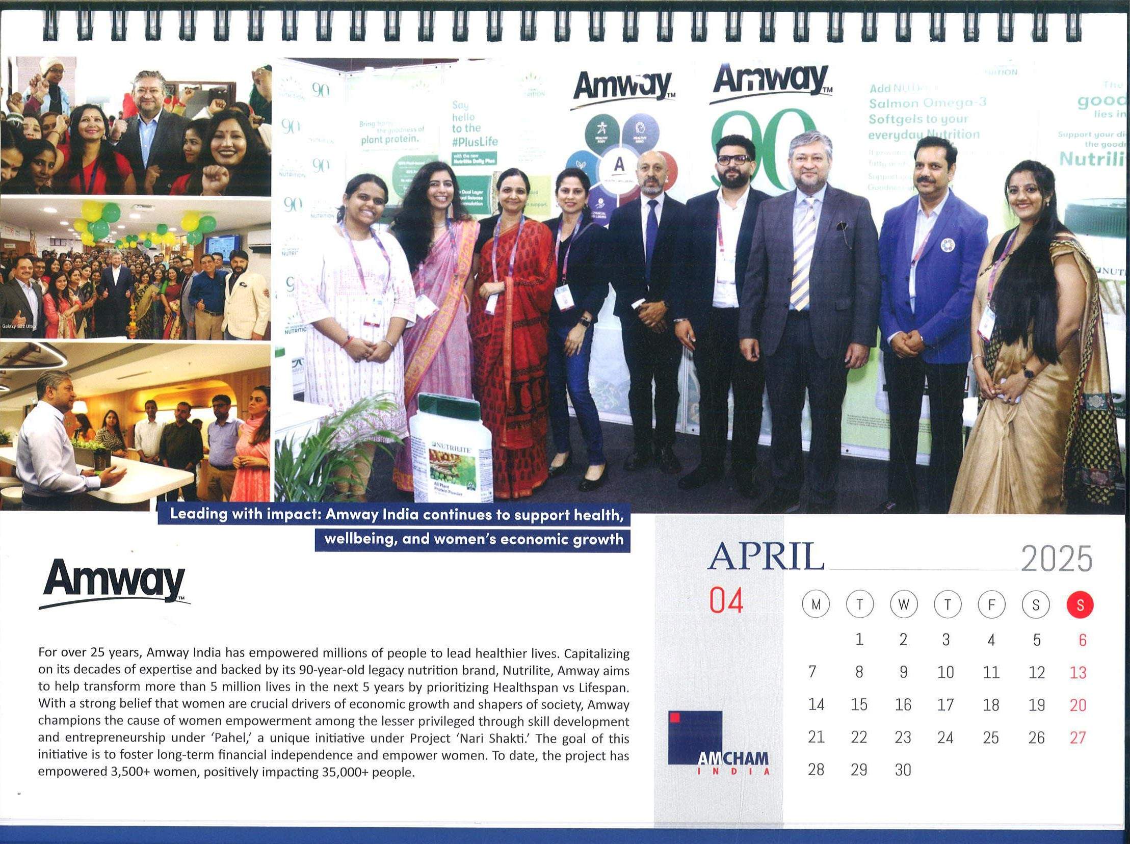 Deepalaya’s Project Pehel featured by AmCham India promoting women empowerment and economic growth through Amway India’s Nari Shakti initiative