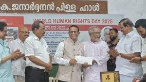 Adv. Dr. K. C. George, CEO of Deepalaya, honoured with the Dr. S. Balaraman Memorial Human Rights Defender Award