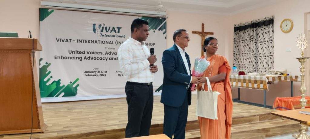 Adv. Dr. K. C. George conducting session on advocacy skills in Hyderabad